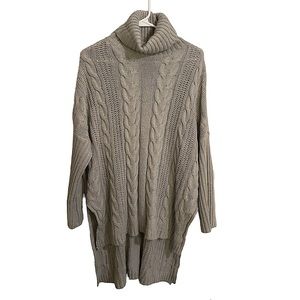 Grey Knit Sweater dress